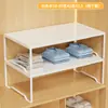 Prateleira de Divisória em Camadas Retrátil para Guarda-Roupa Prateleira de Armazenamento Multicamadas dentro do Armário Armário de Aço Carbono Armário de Sapatos Armazenamento de Divisória Armazenamento
