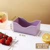 Luxo Leve Criativo Formato de Coração Prato para Cuspir Osso Prato Dispenser Prato de Nozes KTV Prato de Frutas Mesa de Jantar de Banquete Prato para Cuspir Osso prato de lanche
