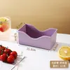 Prato cuspidor de osso criativo de luxo leve em formato de coração, prato de distribuição, prato de nozes, prato de frutas KTV, mesa de jantar para banquete, prato de lanche
