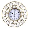 Reloj de alta gama estilo europeo reloj de pared decorativo para sala de estar reloj de pared artístico de engranajes circulares reloj de pared nuevo 2024
