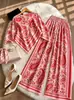 2026 Xun AliExpress Nova Moda Conjunto de Top Estampado + Calça Estampada