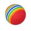 Bolas Blandas de Esponja Eva de Colores Arcoíris, Múltiples Colores Disponibles, Precio Bajo al por Mayor Pelotas de Práctica de Golf para Interiores