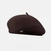 Boina Elegante de Lana Nueva Otoño/Invierno 2026 para Mujer, Moderna y Versátil, Sombrero de Artista Adelgazante