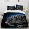 Juego de Cama de Tres Piezas con Estampado de Animales 3D Impresión Digital Amazon Exportación Europea y Americana Textiles para el Hogar Ropa de Cama Personalizable con Imágenes