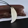 Colar T35 masculino pingente formato espiga imitação joia cimento para cachorro com Wu Jing no atacado