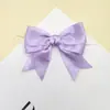 Decoración de Regalo Transfronteriza de 3.8cm Lazo de Cinta de Poliéster Accesorios para Ropa Lazo Doble Capa Cola de Golondrina