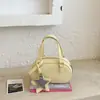 Moda Primaveral Transfronteriza 2026 Versátil Retro Boston Almohada Bolso Bandolera Bolso de Mano Elegante Bolso Estilo Coreano