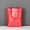 Saco de Papel Dupont Personalizado Retro Impermeável Sacola de Lona para Compras Papel Kraft Ecológico Bolsa de Mão Publicitária Logotipo Impresso Personalizado