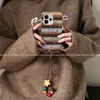 Funda Adecuada para Teléfono Móvil Opporeno15 con Diseño Artístico de Dibujos Animados, Opporeno15Pro con Rayas de Color Contrastante y Estrellas