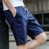 Shorts Plus Size Masculino Verão Cinco Pontos Calça de Cavalo Nova Casual Algodão Puro Esportiva Sete Pontos Calça de Praia