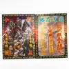 Papel de Cobre Dourado Dupla Face para Oferendas de Fogo, Apresentando Designs Culturais Tradicionais com Impressão Colorida Clara, 26*19cm, Usado para Rituais e Oferendas