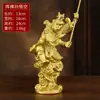 Estatua de Sun Wukong Buda de Latón Puro, Estatua del Rey Mono Hecha de Cobre, Artesanía Decorativa Regalo