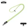 Alça de Ombro Popular Transfronteiriça com Botão Duplo para Câmera Celular Trançada Anti-Queda Corrente Dopamina para Celular Cordão Longo para Capa de Celular