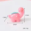 Atravessando a Fronteira Novo Produto Cor de Macaron Brilhante Pequeno Dinossauro Boneca DIY Casa de Bonecas Micro-Paisagem Animal Artesanato de Resina Ornamento