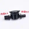 47 Conector Recto para Manguera de Capilaridad Gancho Único Gancho Doble Dispositivo Anti-Goteo Riego por Goteo Accesorios para Micro-Riego Conector Recto Roscado de Tres Vías Cuatro Puntos Micro-Aspersor