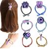 Estilo coreano Simples Rosa Messi Tiara Anel de Cabelo Corda de Cabelo Shein Cabelo Elástico Multicolor Nó Cabelo