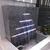 Piscina Cascada Colorida con Luz LED Cortina de Agua de Pared Fuente de Agua Cascada de Agua Luz Salida de Agua de Piscina Agua