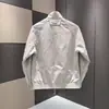 Moda Juvenil Tendência Japonesa Patchwork Xadrez Gola Alta Design de Estilo Maduro Sentido de Design Jaqueta Cardigan de Manga Longa à Prova de Vento para Exterior