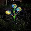 Luces Decorativas Solares para Jardín de Exterior Amazon Transfronterizas Luces de Diente de León Famosas de Internet Luces Solares de Luciérnaga