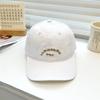 Gorra de Béisbol Nueva 2024 para Niños Verano Letras Cabeza Grande Gorra Wai Casual Combinación Perfecta Mostrar Cara Sombrero Pequeño para el Sol Moderno