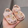 Sandálias infantis Jing Qi para bebês, sapatos de 1 a 3 anos, novos sapatos de verão para bebês, sola macia, antiderrapantes e respiráveis, calçados para ambientes internos