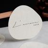 Etiqueta personalizada con textura rugosa, código bidimensional personalizado, impresión de logotipo, leche, té, sellado, marca registrada