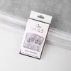 Uñas Vestibles de Primavera y Verano, Parches de Uñas Populares de Alta Gama para Xiaohongshu, Pedrería de Corazón, Uñas Postizas Sexy Vestibles
