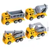 Decoração de Bolo de Carro de Puxar com Tema de Carros, Carro Pequeno Decoração de Mesa de Sobremesa de Aniversário Infantil Enfeite de Encaixar