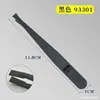 Pinça antiestática ponta curva ponta fina pinça de fibra de carbono pinça de plástico pinça industrial para reparo de brinquedo de telefone celular