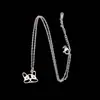 Moda Nueva Transfronteriza Creativa Acero Inoxidable Animales de Navidad Cabeza de Perro Cadena para Clavícula Joyería para Mujer Sin Decoloración Venta al por Mayor