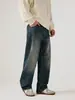 Maple House Roupa Masculina / Coleção Primavera/Outono 2026 Clanfit Jeans Reto Novo Estilo Não Elástico Perna Média Larga Solto para Homens