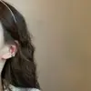 Diadema de diamantes finísimos blingbling para mujer, diadema de pedrería súper brillante extremadamente simple, accesorios para el cabello de hada elegantes para salir, moda