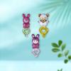 Mini globo de muñeca de dibujos animados, juguete para niños, actividad de jardín de infantes, regalo de fiesta, pulsera de animal, globo