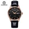 Ochstin Reloj Mecánico Automático para Hombre con Caja de Acero Genuino, Reloj de Doble Calendario, Calado, Resistente al Agua, Mecánico para Hombre