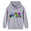 Suéter con capucha de algodón para niños y niñas, chaqueta informal de manga larga para primavera y otoño de 2023