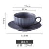 Caneca de Café para Escritório Estilo Japonês Cerâmica Esmaltada Porcelana Caneca Cerâmica Caneca de Água Estilo Ocidental Estilo Europeu Caneca de Café com Flores Caneca de Café com Leite