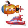 Globo de Película de Aluminio para Barco de Vela Submarino Transfronterizo, Vehículo Acuático, Decoración de Cumpleaños