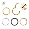 Anillo de titanio G23 de alta calidad para piercing en la nariz, pendientes para piercing en el cartílago del oído, anillo multifuncional para el tabique nasal