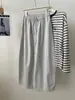 Calça pantalona de corte curvo, estilo minimalista coreano, para mulheres, caimento relaxado, emagrece, versátil, calça casual para mulheres baixinhas, coleção de outono 2026