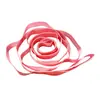 Correa de estiramiento de yoga para entrenamiento de danza, duradera, multicolor, correa de hombro de un solo bucle para ejercicios de espalda, correa de estiramiento auxiliar de resistencia de múltiples bucles