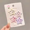 Pinza para el pelo de estrella de cinco puntas estilo 2026 para mujer, Pasador de alta gama sin costuras, Pinza lateral para flequillo infantil, Accesorio de pinza lateral versátil para el cabello