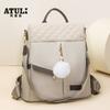 Mochila de Mujer 2025 Nueva Color Contraste Tela Oxford Bolso de Mujer Moda Gran Capacidad Mochila de Viaje Casual Estudiante Universitario