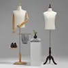 Accesorios de Maniquí para Ropa de Hombre, Maniquí de Cuerpo Completo Femenino, Soporte de Exhibición para Ventana de Hombre, Maniquí de Medio Cuerpo, Soporte de Maniquí para Tienda de Ropa