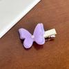 Clip de Goma Acrílica Coreana con Forma de Mariposa Tridimensional para Cola de Caballo Anillo para el Cabello con Diamantes para Todo Tipo de Peinado Pasador