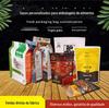 Personalizado folha de alumínio cor saco de embalagem de alimentos oito lados selado filme aluminizado ração para cães cama de gato auto-portante saco auto-selante