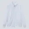 Sudadera con Cuello Alto y Cremallera para Otoño e Invierno Logo Estampado Personalizado Ropa de Trabajo Camisa Publicitaria de Manga Larga Ropa de Trabajo Uniforme de Clase Bordado Personalizado