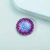 Fabricante de ímãs de geladeira mandala transfronteiriços atacado designs variados cristal de vidro magnético presentes comerciais e artesanato