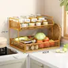 Estante de Almacenamiento de Cesta para Verduras en Encimera de Cocina para Almacenamiento de Verduras Cesta para Frutas Verduras Cebolletas Jengibre Ajo Plato de Almacenamiento Artefacto de Almacenamiento y Organización