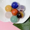 Pedra Natural Cristal 16mm Esfera Não Porosa Enfeites Ágata DIY Contas de Pedra Acessórios para Joias Atacado
