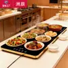 Placa Aquecedora Elétrica Especial Personalizada para Restaurante de Hotel Cantina Transfronteiriça Aquecedor de Comida Aquecimento de Refeição Prato de Aquecimento de Mesa